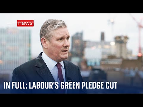 Starmer confirms ‘scaling back’ of £28bn green pledge | Labour Party