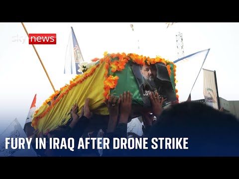 Anger in Baghdad after a commander linked to Iran is killed by a US drone | Middle East crisis