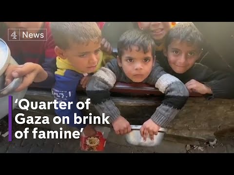 Aid ready for starving Gaza but will it get in?