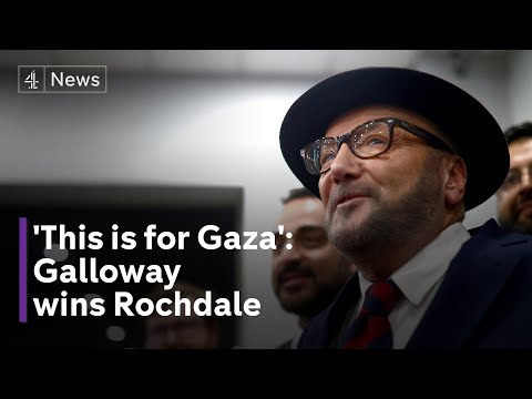 Galloway wins in Rochdale after campaigning on Gaza and Labour disowns candidate