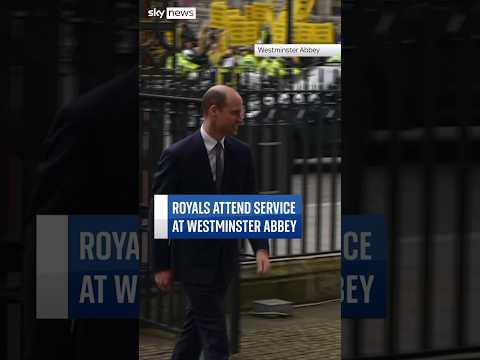 Royals attend Commonwealth Day service. #skynews