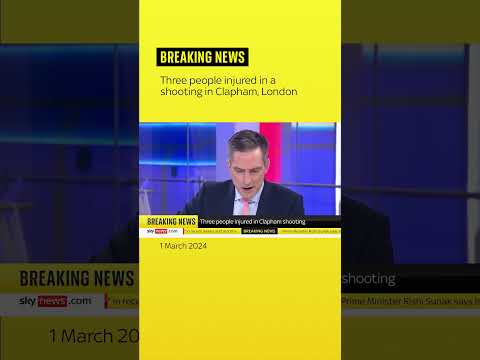 Three people injured in ‘shooting’ in south London