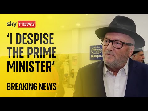 George Galloway: ‘I despise the prime minister’