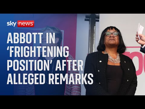 Former Labour MP Diane Abbott says alleged comments made by Tory donor are ‘frightening’