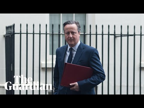 Foreign secretary David Cameron takes questions in House of Lords – watch live