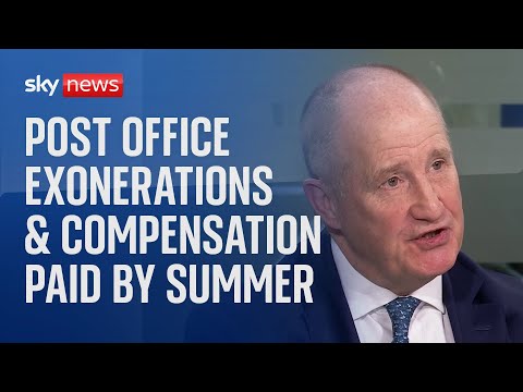 ‘All Post Office convictions to be overturned by July’ – Post office minister