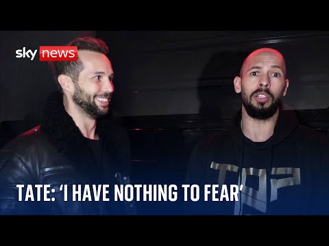 Andrew Tate says he has ‘nothing to fear’ over UK extradition