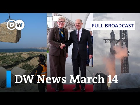 DW News March 14: Gaza aid – Germany – Lithuania Talks – ‘Starship’ Test Flight | Full Broadcast