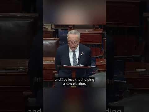 Chuck Schumer calls for new elections in Israel | DW News