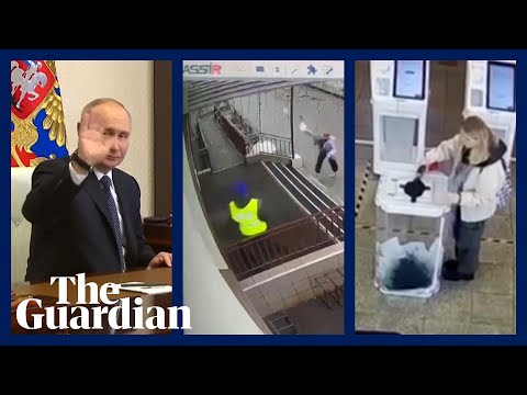 Russia: voters use petrol bombs and dye to protest against elections at polling stations