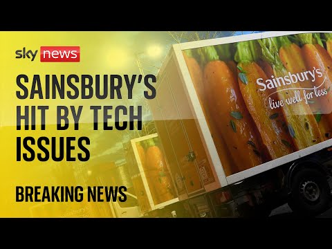 Sainsbury’s unable to fulfil ‘vast majority’ of online deliveries due to ‘technical issues’