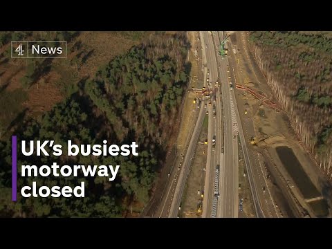 M25 falls silent: First-ever planned daytime closure