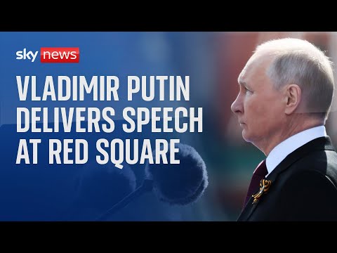 Watch live: Vladimir Putin speaks to crowds at Red Square