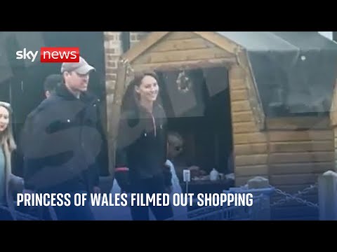 Princess of Wales: New video emerges of Kate shopping with William