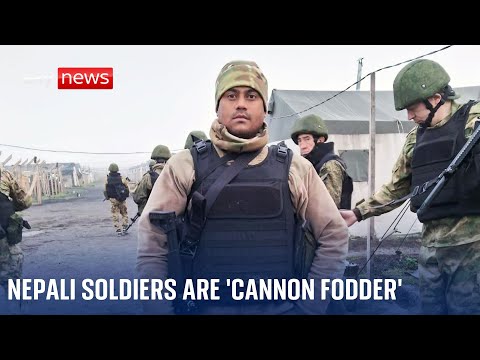 Thousands of men from Nepal are fighting for money for Russia in Ukraine
