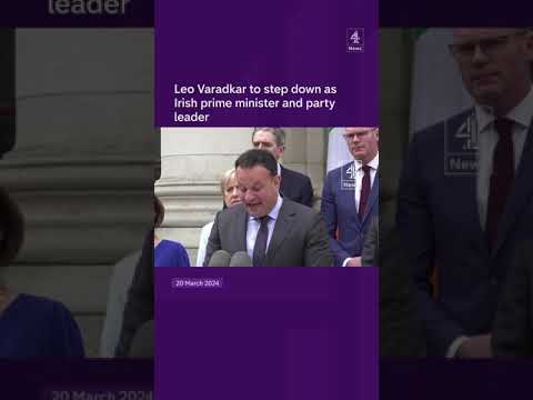 Irish PM Leo Varadkar to step down