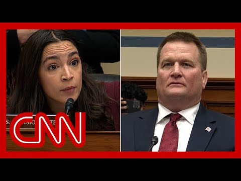 ‘It is simple. You name the crime’: AOC has contentious exchange with Biden probe witness