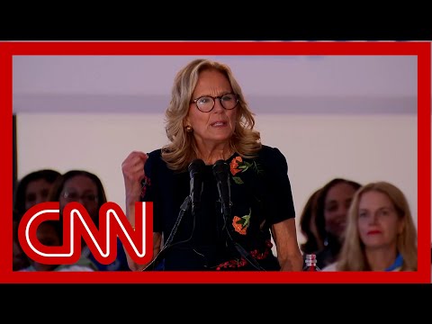 Watch Jill Biden slam Trump during speech