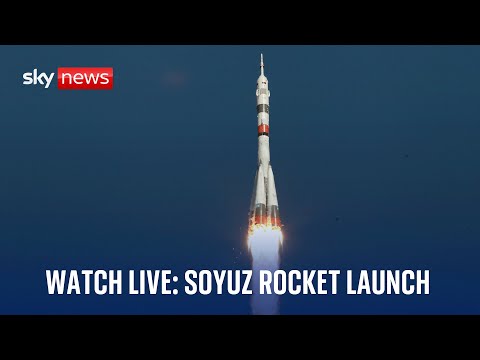 Watch live: Soyuz rocket launches to the International Space Station with three astronauts