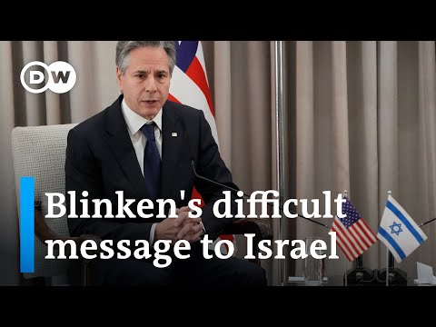 What to expect from Blinken’s visit in Israel | DW News
