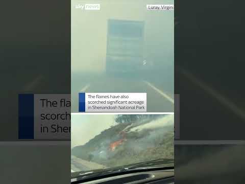 ‘Wow, that’s hot!’ Wildfires rage in US