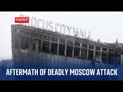Watch live: Aftermath of deadly Moscow attack on concert hall as death toll reaches over 130