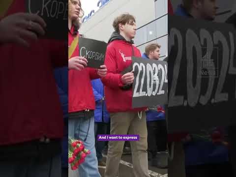 Tributes to Moscow victims
