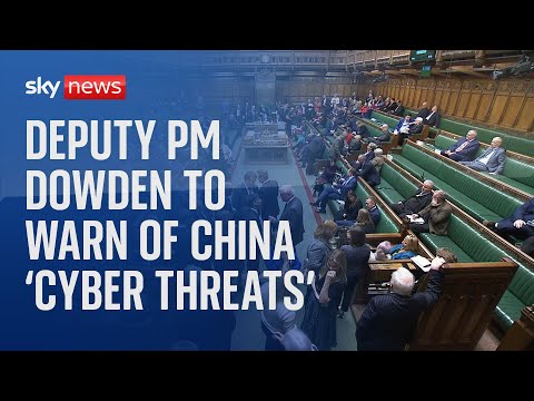 Watch live: Ministers discuss cyber threat posed by China in House of Commons