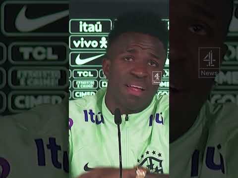 “I just want to play football” – Vinícius in tears over racism