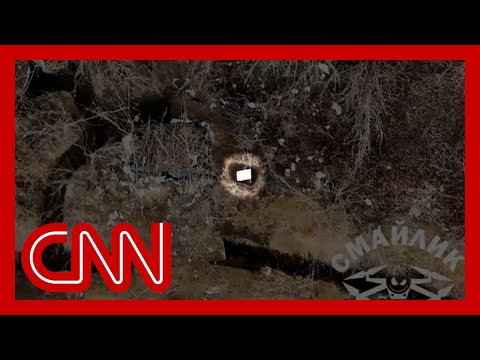 Drone video appears to show Ukraine striking Starlink systems used by Russia