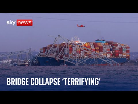 Baltimore Bridge collapse: Locals ‘terrified’ & ‘shaken up’