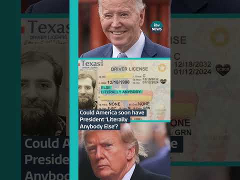 This man changed his name to ‘Literally Anybody Else’ to run against Biden and Trump  #itvnews