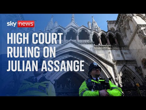 Julian Assange’s wife speaks at news conference after High Court appeal ruling delay