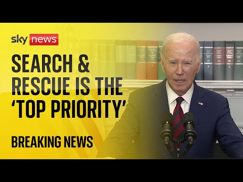 Baltimore bridge: Search and rescue operation is ‘top priority’, says President Biden