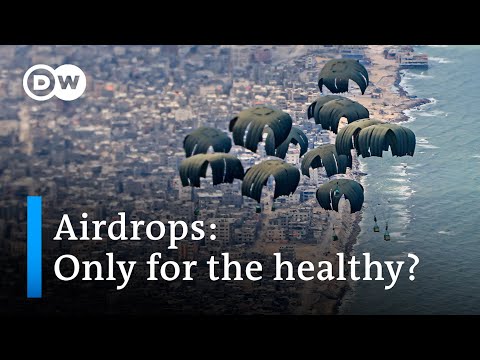 Gaza airdrops: ‘Survival of the fittest in the most cynical way’ | DW News