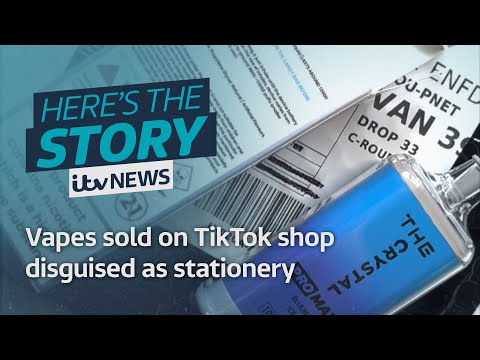 Vapes being sold on TikTok shop ‘to under 18s’ | ITV News