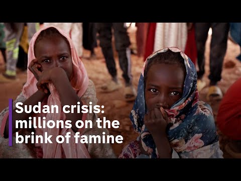 War and hunger force hundreds of thousands to flee Sudan