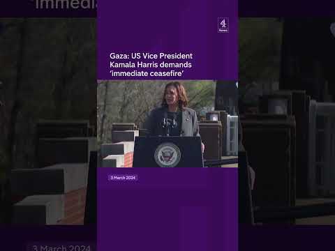 US Vice President Kamala Harris demands ‘immediate ceasefire’ in Gaza