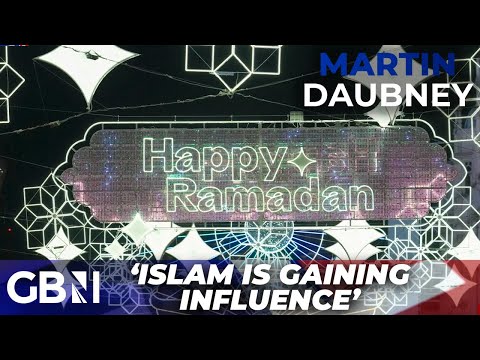 ‘Christianity is disrespected’: Ramadan display lights up London over Easter weekend…