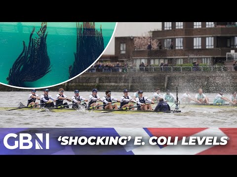 ‘DANGER’ at the Oxford Cambridge boat race: ’10 times as much E. coli in the Thames than is safe’