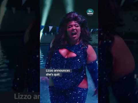Lizzo announces she’s quit #itvnews