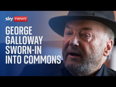 Watch live: George Galloway sworn-in as Rochdale MP into House of Commons