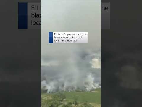 Colombia wildfire ‘out of control’