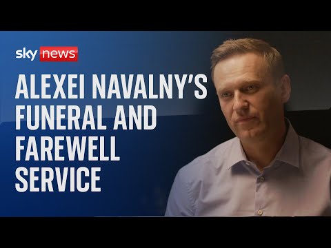 Watch live: Russian opposition leader Alexei Navalny’s funeral and farewell service