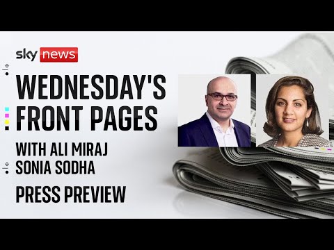 Press Preview: Wednesday’s headlines