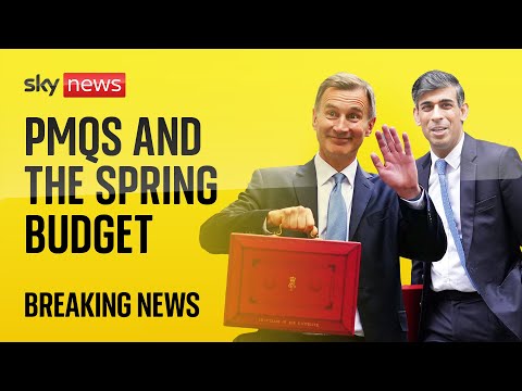 Watch live: Prime Minister’s Questions followed by the Chancellor’s Spring Budget