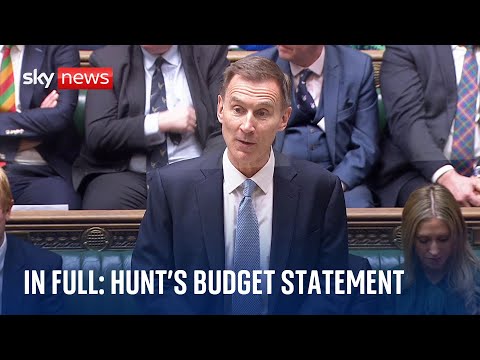 In full: The Chancellor’s budget statement