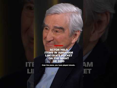 Sam Waterston once held the contents of Abraham Lincoln’s pockets from the night he was assassinated
