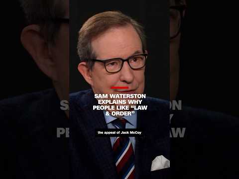 Actor Sam Waterston explains the appeal of “Law & Order”