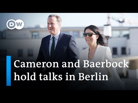 Cameron and Baerbock call for ‘sustainable cease-fire’ in Gaza | DW News